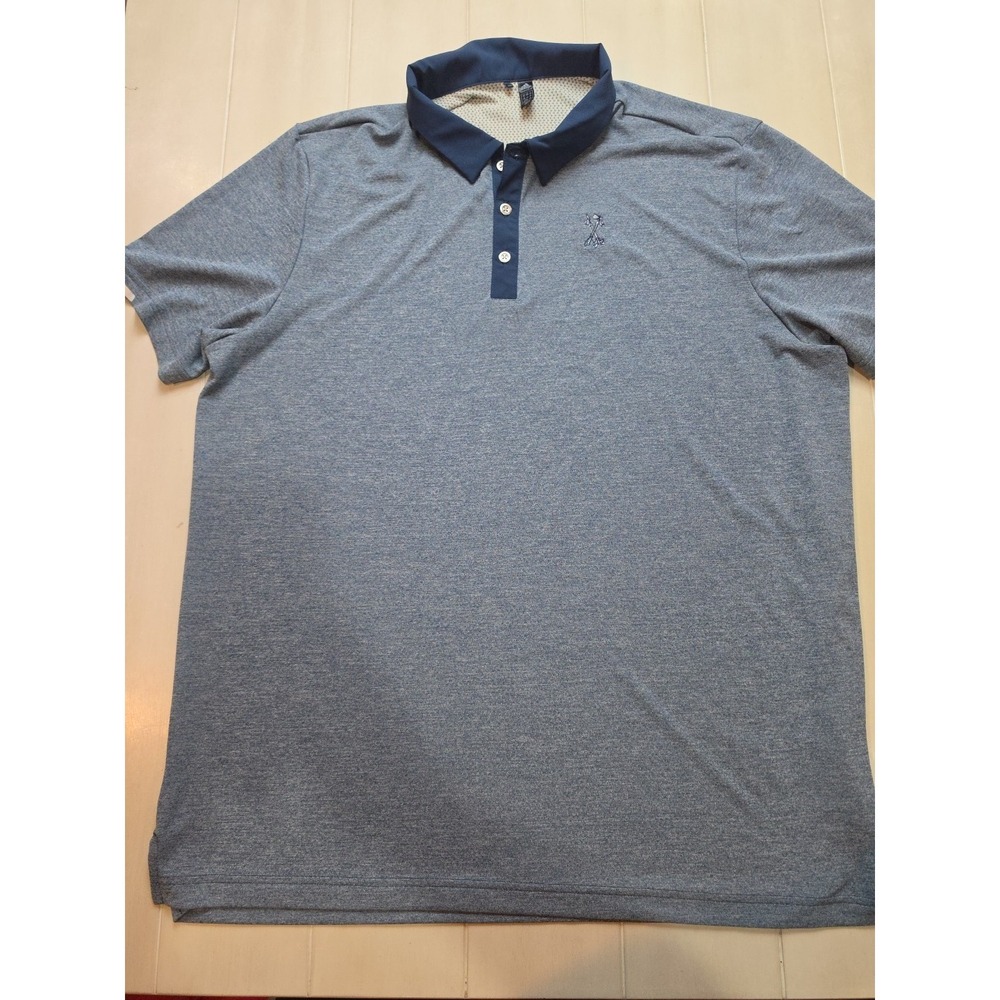 Adidas Prime‎ Green Mens Performance Golf Polo Heat.RDY Size 2XL